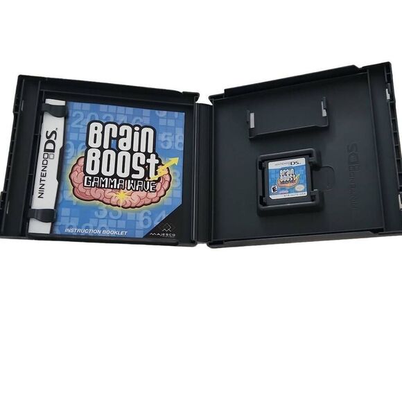 Nintendo DS Brain Boost GammaWave Game with Case - Picture 2 of 4
